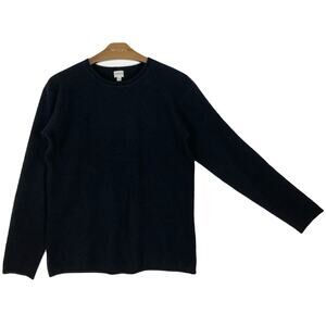 NWOT Vintage ARMANI COLLEZIONI Sweater XXL~XL~L Black Cashmere?Long-Sleeve